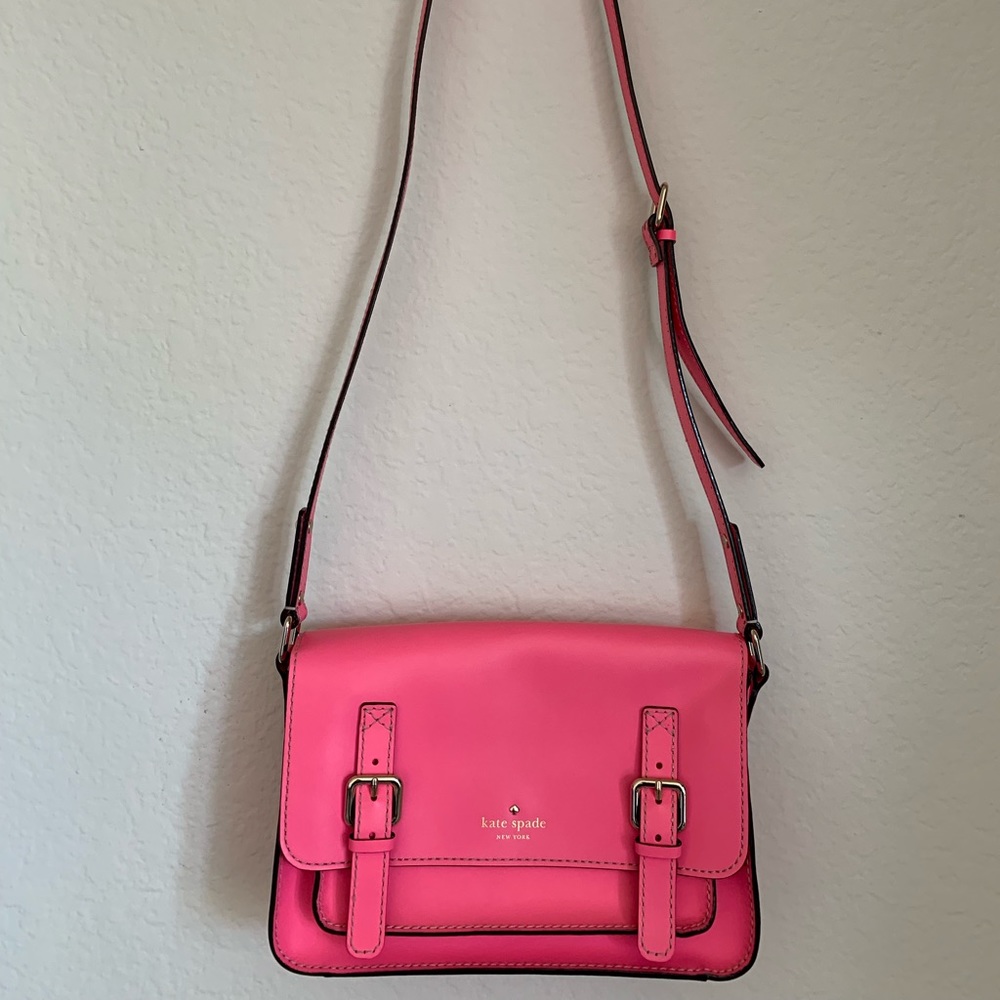 Kate Spade Hot Pink Cross Body Bag